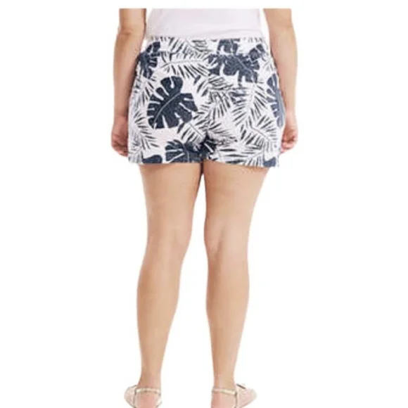 Nautica Ladies' Linen Blend Pull-on Short - Picture 2 of 5